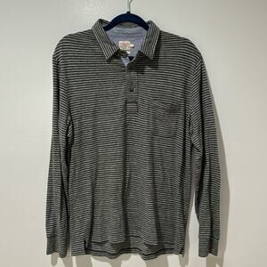 Faherty Men's Long Sleeve Shirt Button Down Spread Collar Sz L Business Casual